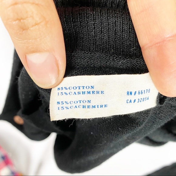 LEIFSDOTTIR Black Boyfriend Button Sweater - Picture 3 of 6